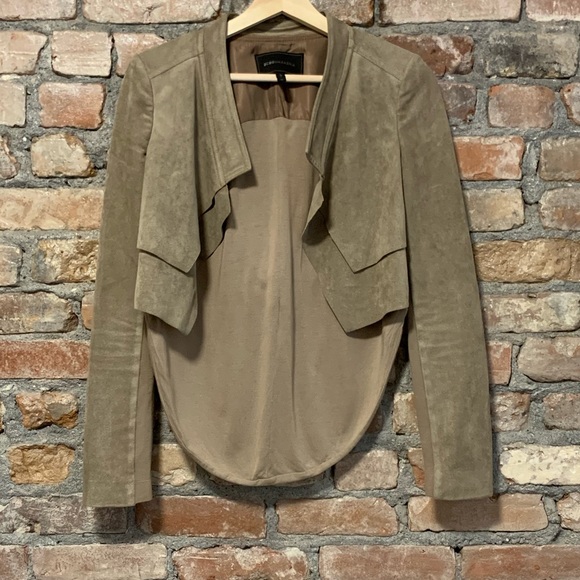 BCBGMaxAzria tan crop jacket - Picture 1 of 5
